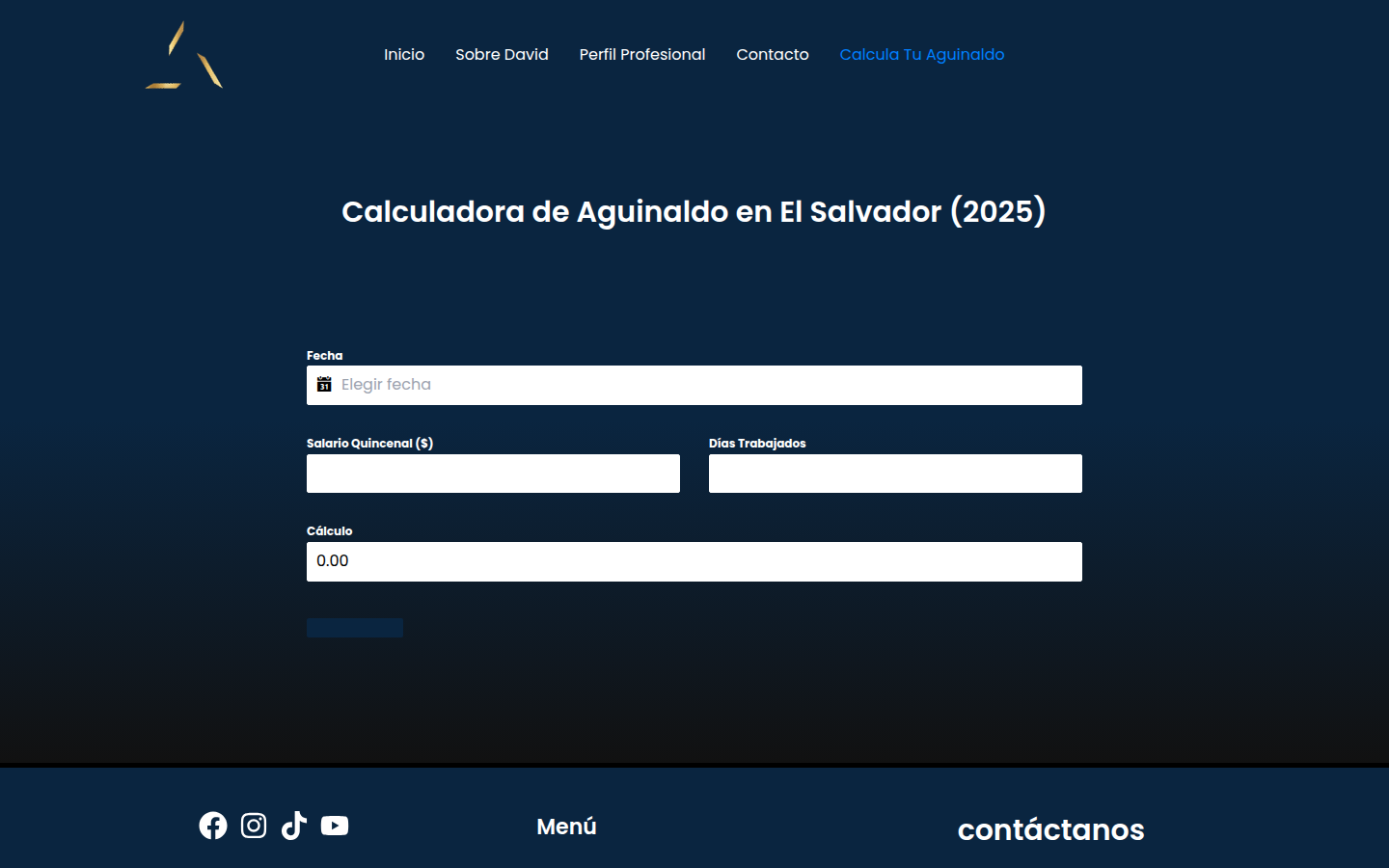 Sitio web informativo del abogado David Velásquez Oliva