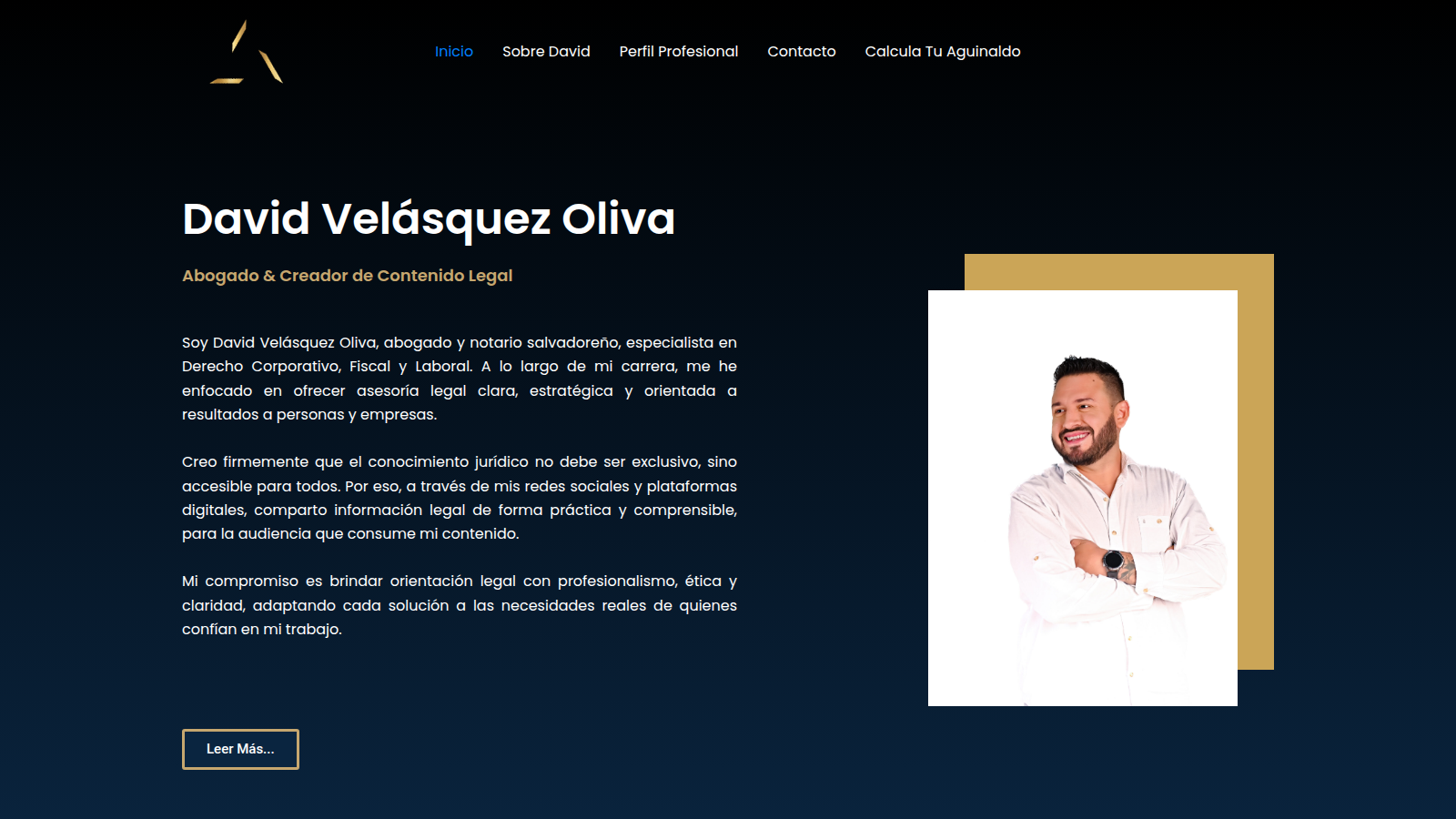 Diseño web para empresas y profesionales con portafolio personal