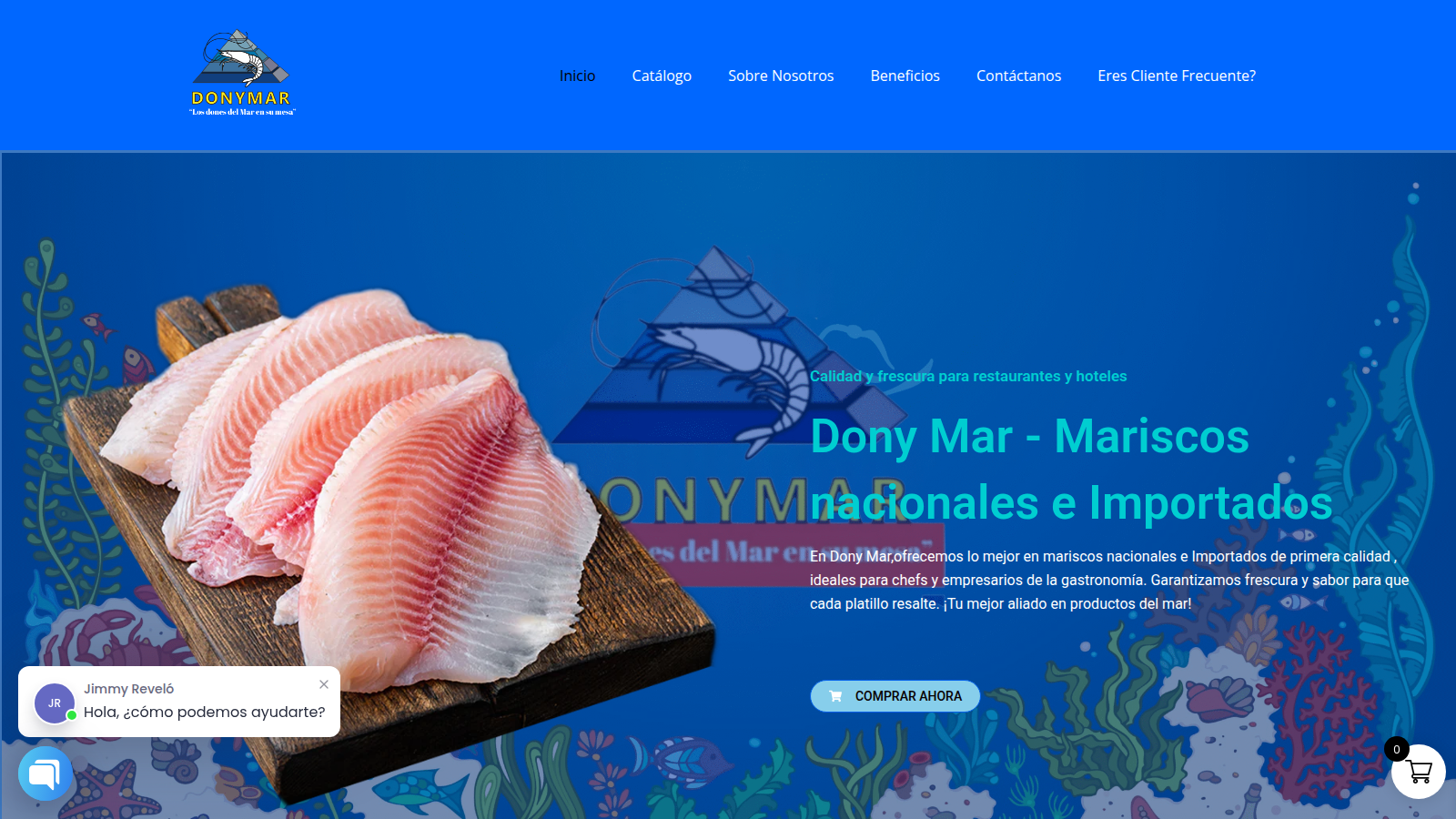 Diseño web para empresas aplicado a una tienda en línea de pescadería