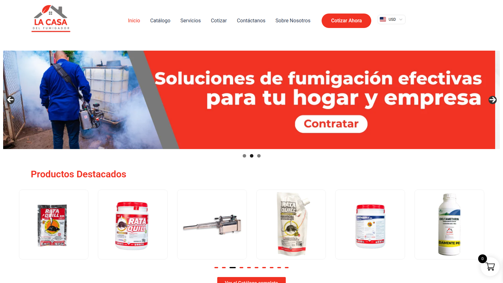 Diseño web para empresas con tienda en línea de productos agrícolas