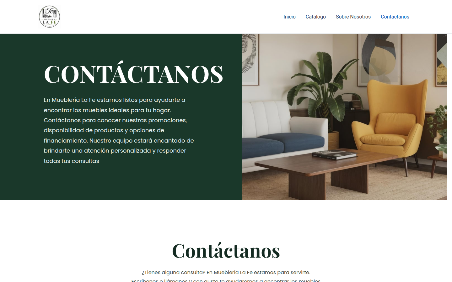 muebleslafe contactanos